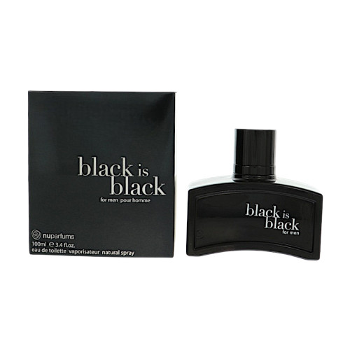 Black Is Black by Nuparfums - 3.4 oz Eau De Toilette Spray bottle for Men