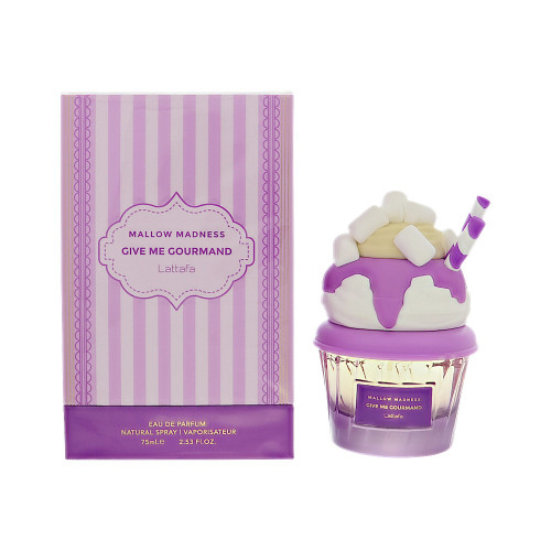Give Me Gourmand Mallow Madness by Lattafa Box for Men 2.53 Oz Eau De Parfum Spray