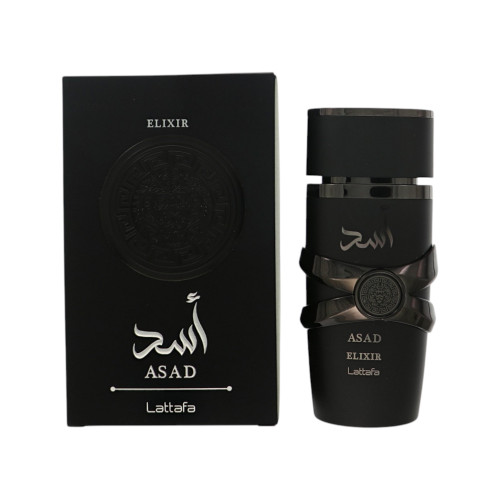 Asad Elixir by Lattafa Box for Men 3.4 Oz Eau De Parfum Spray
