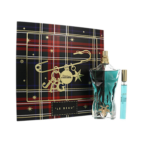 Le Beau by Jean Paul Gaultier Gift Set for Men 2 Pc Gift Set - 4.2Oz Edt Spray, 0.34Oz Edt Spray Oz
