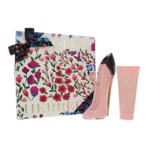 Good Girl Blush by Carolina Herrera Gift Set for Women 2 Pc Gift Set - 2.7Oz Edp Spray, 3.4Oz Body Lotion Oz