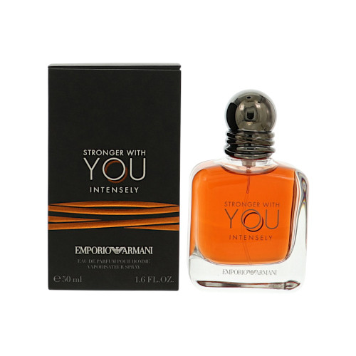 Stronger With You Intensely by Emporio Armani Box for Men 1.6 Oz Eau De Parfum Spray
