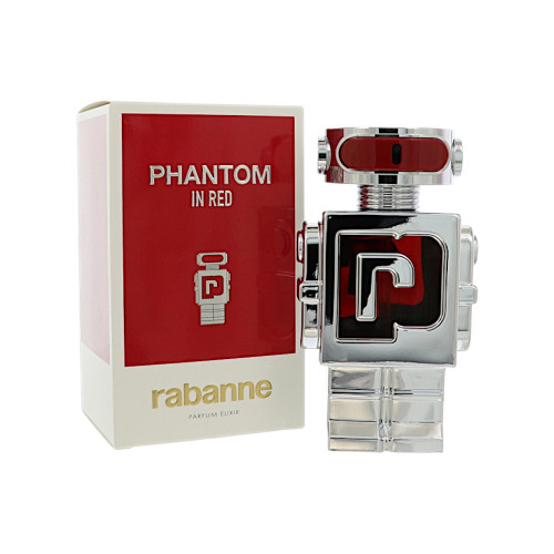 Phantom In Red Elixir by Paco Rabanne Box for Men 3.4 Oz Parfum Spray