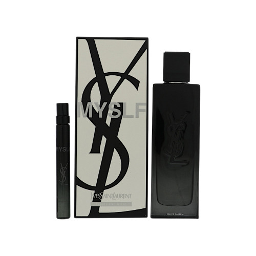 Myslf by Yves Saint Laurent Gift Set for Men 2 Piece Set For Men: 3.3 Oz Eau De Parfum Spray, 0.33 Oz Eau De Parfum Spray
