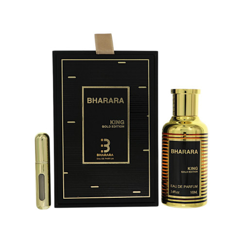 King Gold by Bharara Box for Men 3.4 Oz Eau De Parfum Spray
