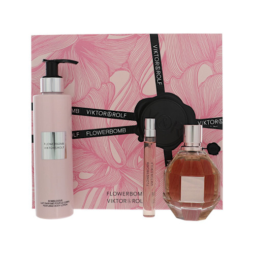 Flower Bomb by Viktor & Rolf Gift Set for Women 3.4 Oz Eau De Parfum Spray