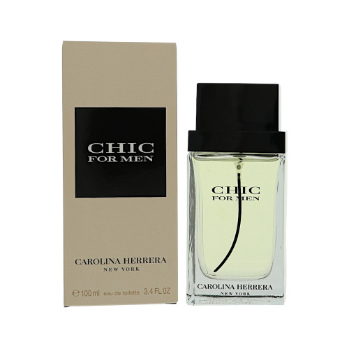 Chic by Carolina Herrera Box for Men 3.4 Oz Eau De Toilette Spray