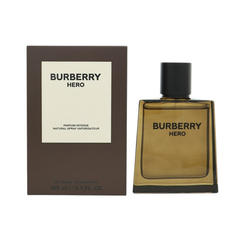 Burberry Hero Intense by Burberry Box for Men 3.3 Oz Parfum Spray
