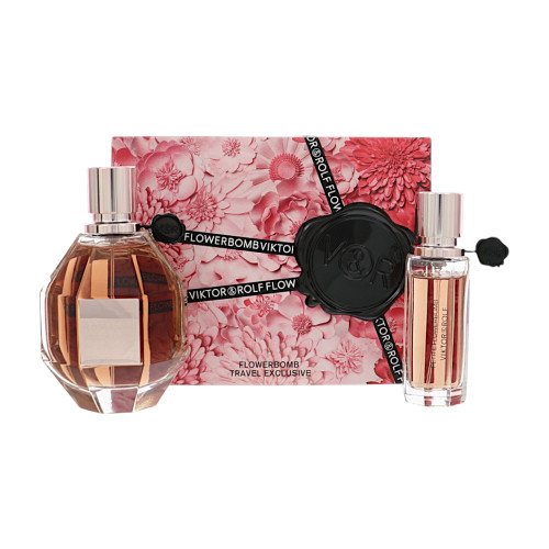 Flowerbomb by Viktor & Rolf Gift Set for Women 2 Piece Set For Women: 3.4 Oz Eau De Parfum Spray, 0.68 Oz Eau De Parfum Spray