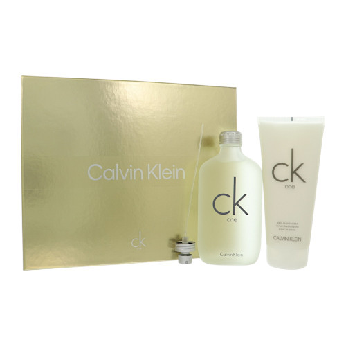 Ck One by Calvin Klein Gift Set for Unisex 2 Piece Set For Unisex: 6.7 Oz Eau De Toilette Spray, 6.7 Oz Skin Moisturizer