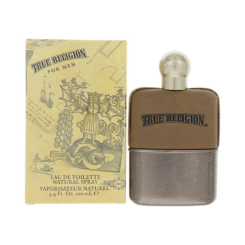 True Religion by True Religion Box for Men 3.4 Oz Eau De Toilette Spray