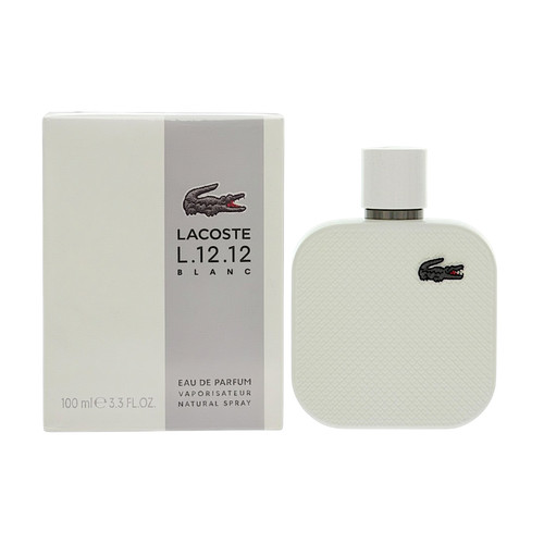 L.12.12 Blanc by Lacoste Box for Men 3.3 Oz Eau De Parfum Spray