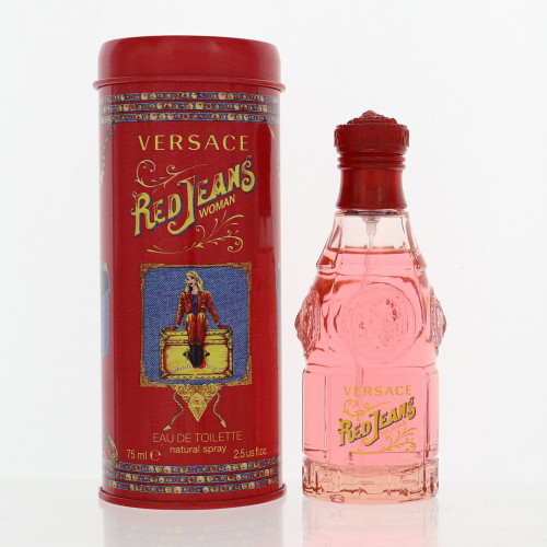 Red Jeans by Versace Box for Women 2.5 Oz Eau De Toilette Spray