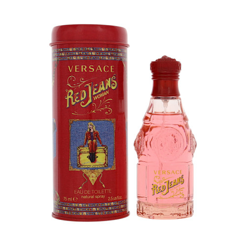 Red Jeans by Versace Box for Women 2.5 Oz Eau De Toilette Spray