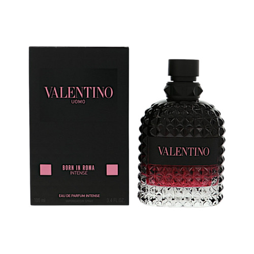 Born In Roma Intense by Valentino Box for Men 3.4 Oz Eau De Parfum Intense Spray