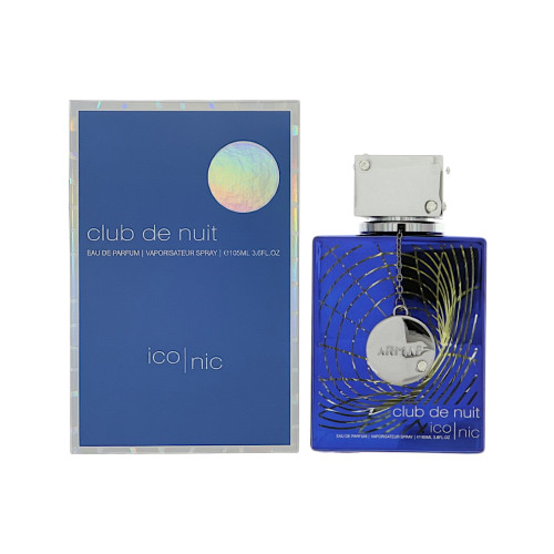 Club De Nuit Blue Iconic by Armaf Box for Men 3.6 Oz Eau De Parfum Spray
