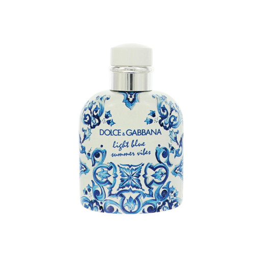 D&G Light Blue Summer Vibes by Dolce & Gabbana Tester for Men 4.2 Oz Eau De Toilette Spray