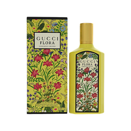 Flora Gorgeous Orchid by Gucci Box for Women 3.3 Oz Eau De Parfum Spray