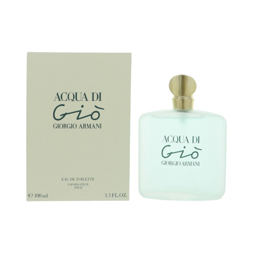 Acqua Di Gio by Giorgio Armani Box for Women 3.3 Oz Eau De Toilette Spray