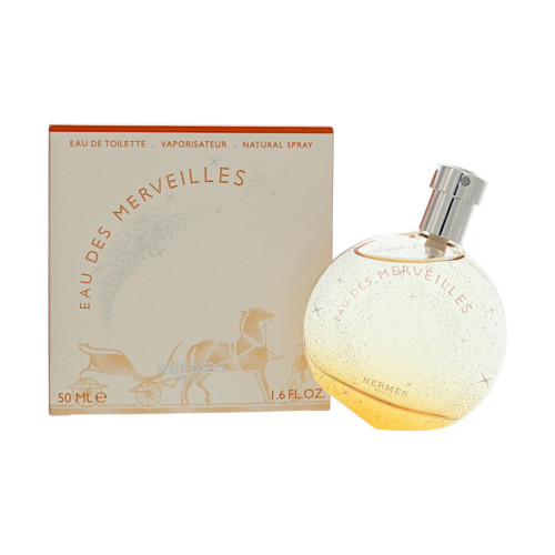 Eau Des Merveilles by Hermes Box for Women 1.6 Oz Eau De Toilette Spray