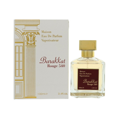 Barakkat Rouge 540 by Fragrance World - 3.4 oz Eau De Parfum Spray bottle for Men