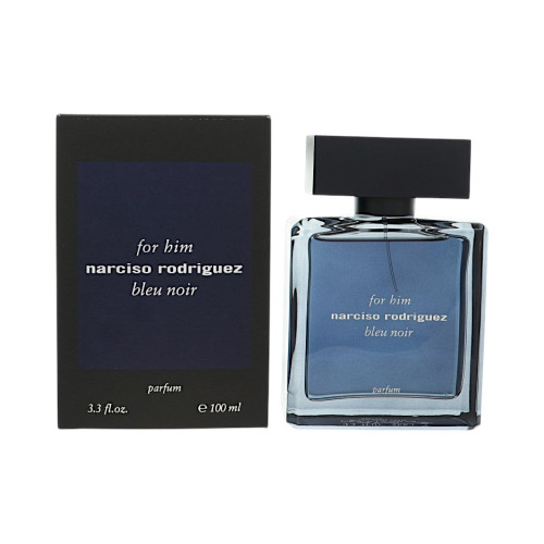 Narciso Rodriguez Bleu Noir by Narciso Rodriguez Box for Men 3.3 Oz Parfum Spray