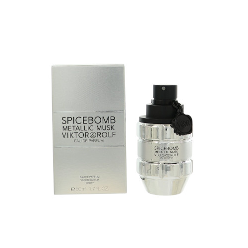Spicebomb Metallic Musk by Viktor & Rolf - 1.7 oz Eau De Parfum Spray bottle for Men