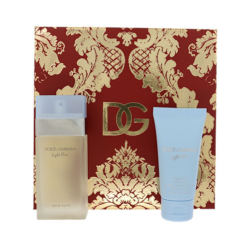 Light Blue by Dolce & Gabbana Gift Set for Women 2 Piece Set For Women: 1.7 Oz Eau De Toilette Spray, 1.7 Oz Refreshing Body Cream