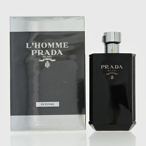 Prada L'homme Intense by Prada Box for Men 3.3 Oz Eau De Parfum Spray