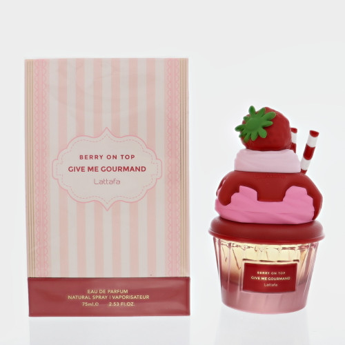Give Me Gourmand Berry On Top by Lattafa - 2.53 oz Eau De Parfum Spray bottle for Men