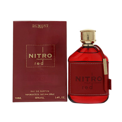 Nitro Red by Dumont Box for Men 3.4 Oz Eau De Parfum Spray