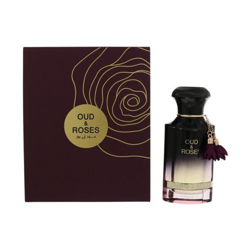 Oud & Roses by Ahmed Al Maghribi Box for Men 2.02 Oz Extrait De Parfum Spray