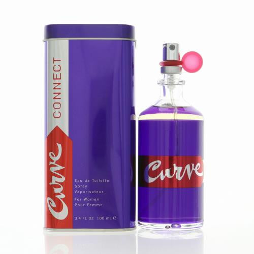 CURVE CONNECT by Liz Claiborne 3.4 OZ EAU DE TOILETTE SPRAY NEW in Box for Women