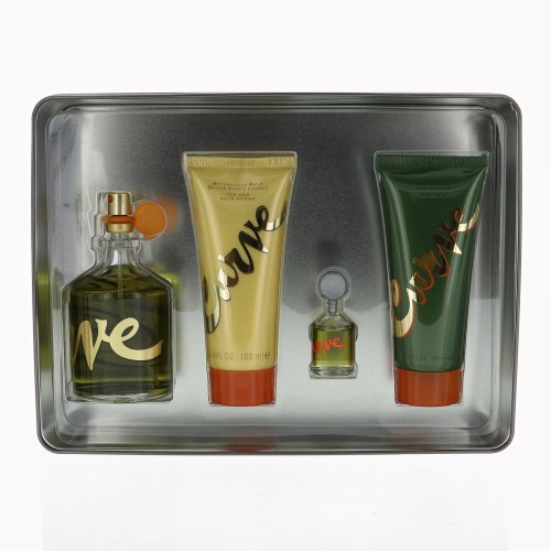 CURVE by Liz Claiborne 4 PIECE GIFT SET - 4.2 OZ COLOGNE SPRAY NEW Box for Men