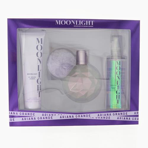 MOON LIGHT by Ariana Grande 3 PIECE GIFT SET - 3.4 OZ EAU DE PARFUM SPRAY NEW