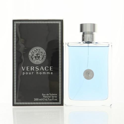 VERSACE POUR HOMME by Versace 6.7 OZ EAU DE TOILETTE SPRAY NEW in Box for Men