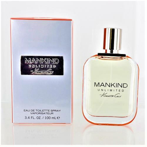 KENNETH COLE MANKIND UNLIMITED by Kenneth Cole 3.4 OZ EAU DE TOILETTE SPRAY NEW