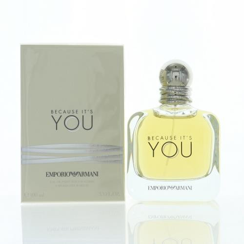 EMPORIO ARMANI BECAUSE IT'S YOU by Giorgio Armani 3.3 OZ EAU DE PARFUM SPRAY NEW