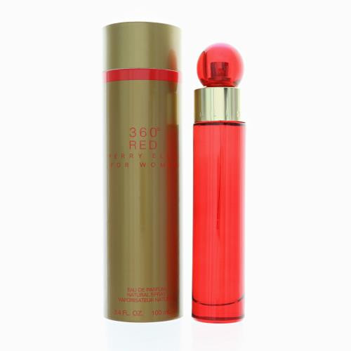 PERRY ELLIS 360 RED by Perry Ellis 3.4 OZ EAU DE PARFUM SPRAY NEW in Box for