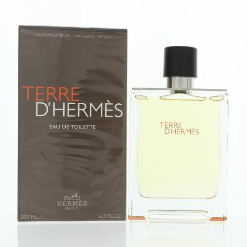 TERRE D'HERMES by Hermes 6.7 OZ EAU DE TOILETTE SPRAY NEW in Box for Men