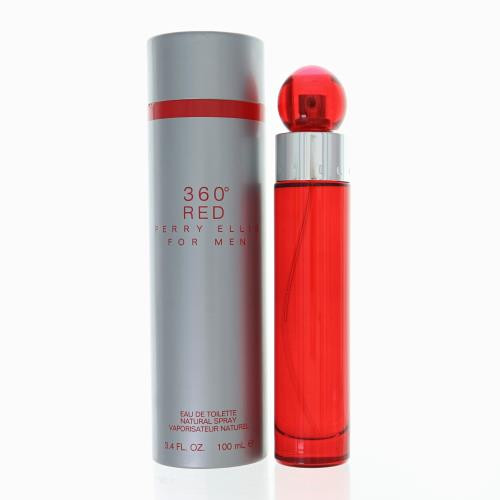 PERRY ELLIS 360 RED by Perry Ellis 3.4 OZ EAU DE TOILETTE SPRAY NEW in Box for