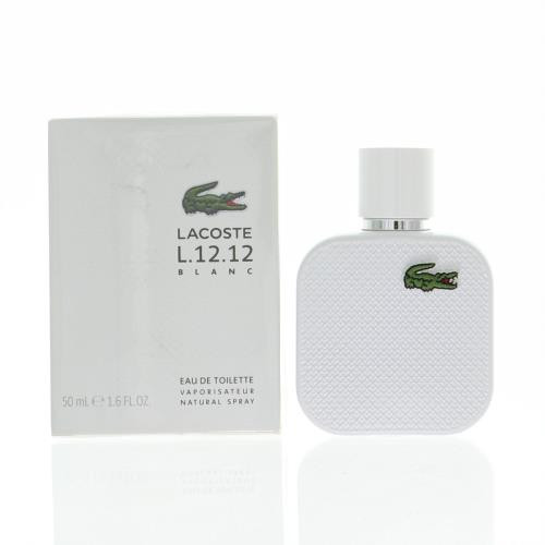 LACOSTE EAU DE LACOSTE L.12.12 BLANC by Lacoste 1.6 OZ EAU DE TOILETTE SPRAY NEW