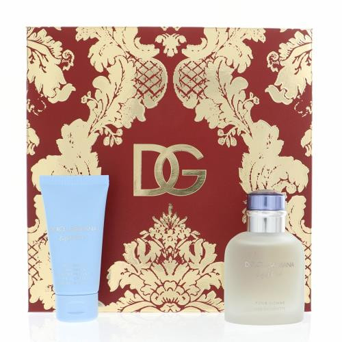 D & G LIGHT BLUE by Dolce & Gabbana 2 PIECE GIFT SET - 2.5 OZ EAU DE TOILETTE