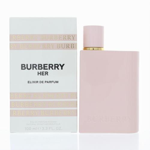 BURBERRY FOR HER ELIXIR by Burberry 3.3 OZ EAU DE PARFUM INTENSE SPRAY NEW in