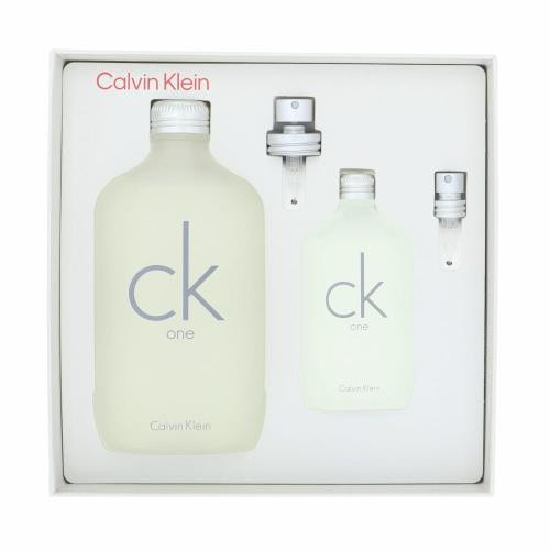 CK ONE by Calvin Klein 2 PIECE GIFT SET - 6.7 OZ EAU DE TOILETTE SPRAY NEW Box