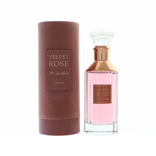 Velvet Rose by Lattafa Box for Men 3.4 Oz Eau De Parfum Spray