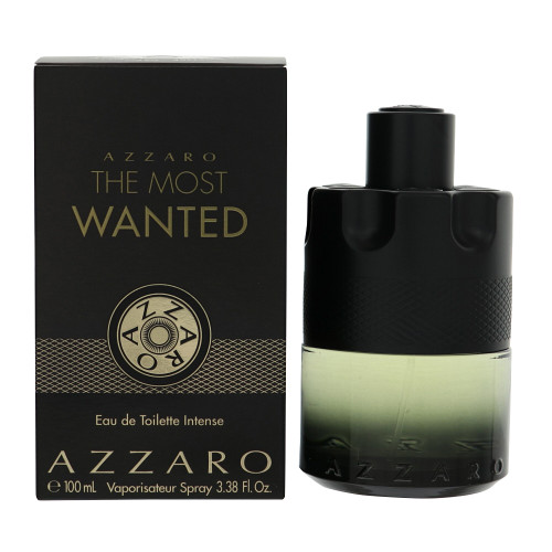 Most Wanted Intense by Azzaro Box for Men 3.38 Oz Eau De Toilette Intense Spray