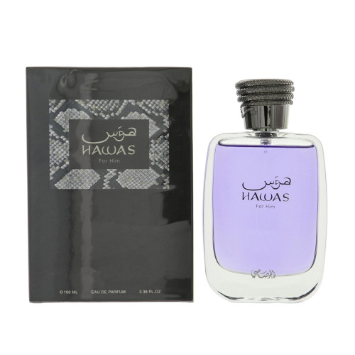 Hawas by Rasasi Box for Men 3.38 Oz Eau De Parfum Spray