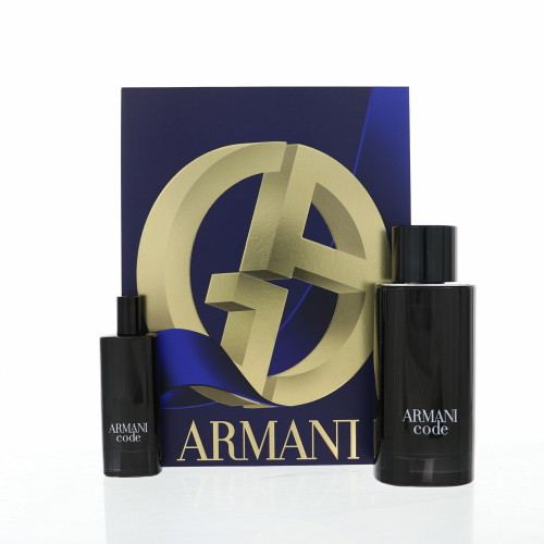Armani Code by Giorgio Armani Gift Set for Men 2 Piece Gift Set - 4.2 Oz Eau De Toilette Spray, 0.5 Oz Eau De Toilette Spray
