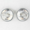 6 Volt 7" Halogen Glass Sealed Beam Headlight Bulbs H6006 Pair